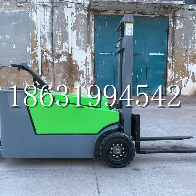 新邱区小型电动叉车1吨2吨步行站驾式电瓶堆高充电装卸车液压升降车铲车